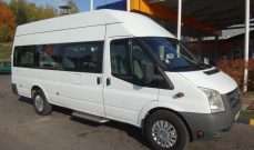 Ford Transit 2007m. 19 vietų mikroautobuso nuoma Vilniuje