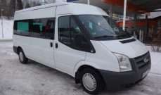 Ford Transit 2007m. 8 vietų mikroautobuso nuoma be vairuotojo Vilniuje