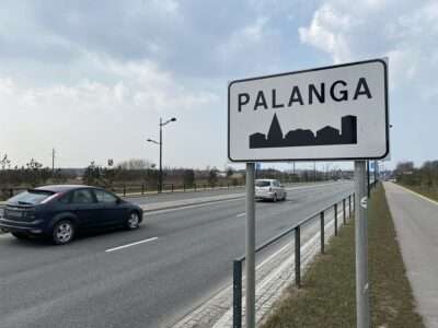 Vasarą vežame į Palangą iki pat vietos